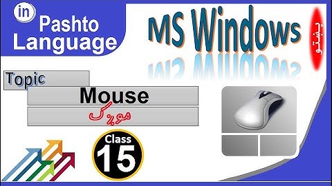 Control Panel Full Tutorial in pashto Class - 15 | Mouse in Pashto | Mouse
