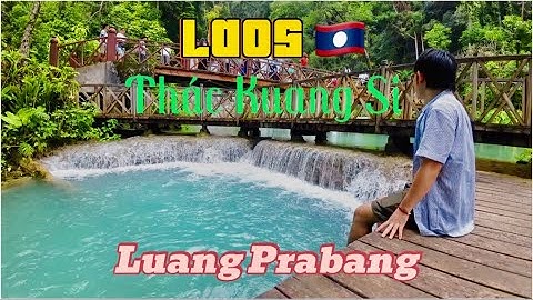 🇱🇦 Review Du Lịch Lào || #5 Luang Prabang - Tat Kuang Si - Một trong những thác nước đẹp nhất Lào