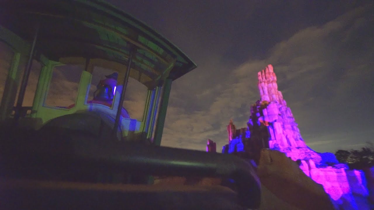 Big Thunder Mountain Railroad (On-Ride Night) Magic Kingdom - Walt Disney World