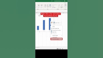 Trick 73  Change the Width of the BARS & CHARTS in Excel. #shorts