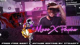Mass X Psycho { ABCD } 📲🤯 Free Fire Best Montage Editing | Ff Montage Edit | Ff Status