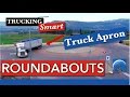 How to Turn a Tractor Trailer at Roundabouts & Turning Lanes