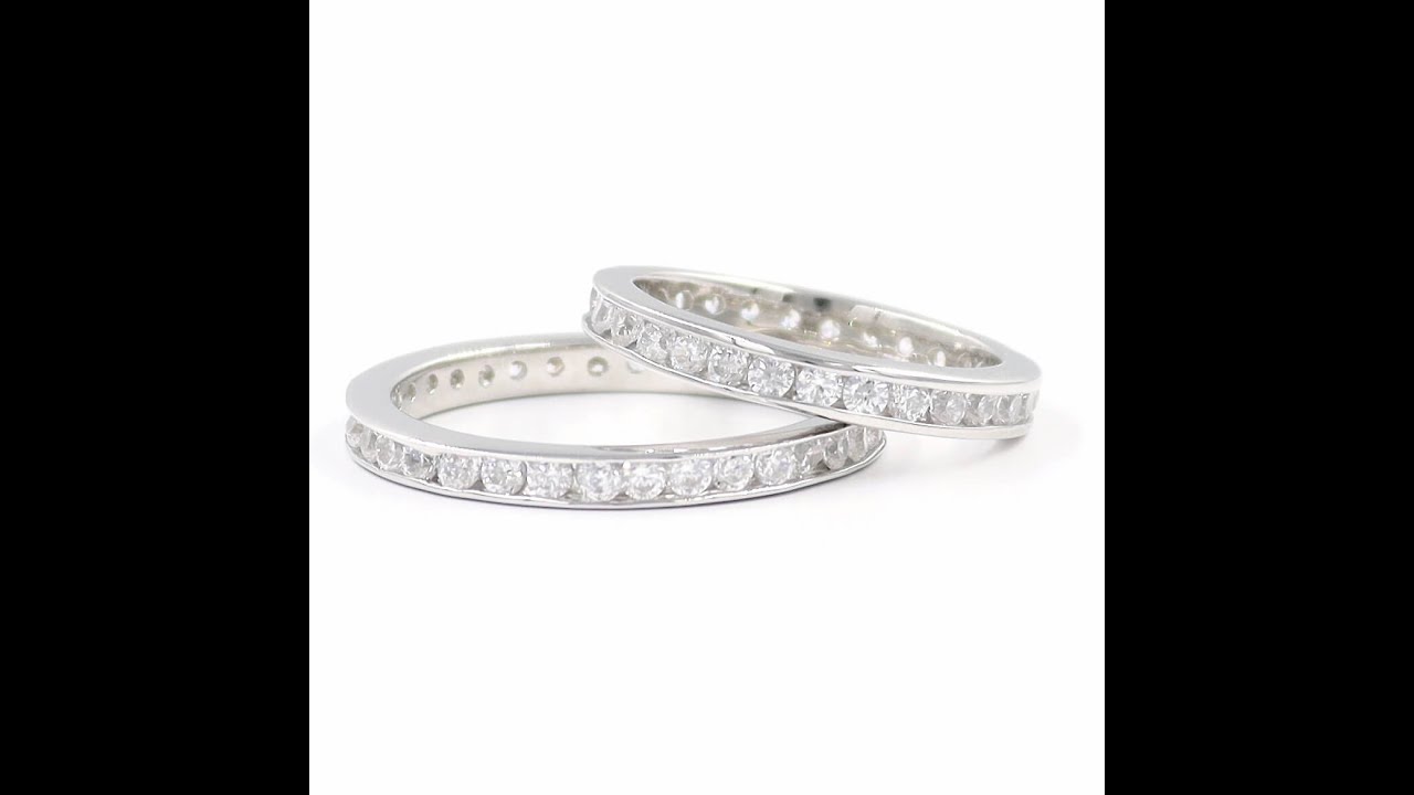 Ασημένιο ολόβερο δαχτυλίδι - SD652