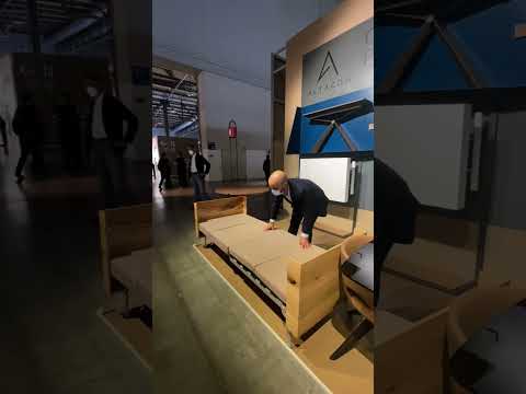 Video: Galds-gulta (transformators) - mēbeles nelielam dzīvoklim