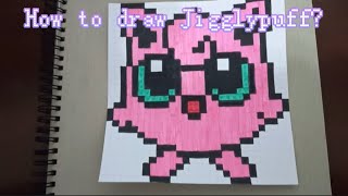 Jigglypuff Pixel Art - How to draw Jigglypuff? #jigglypuff