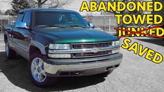 Abandoned Silverado Comes Into Salvage Yard, FOR PARTS?! NO!  Saving This One