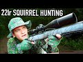 Squirrel Hunting with 22LR! (Catch and Cook)