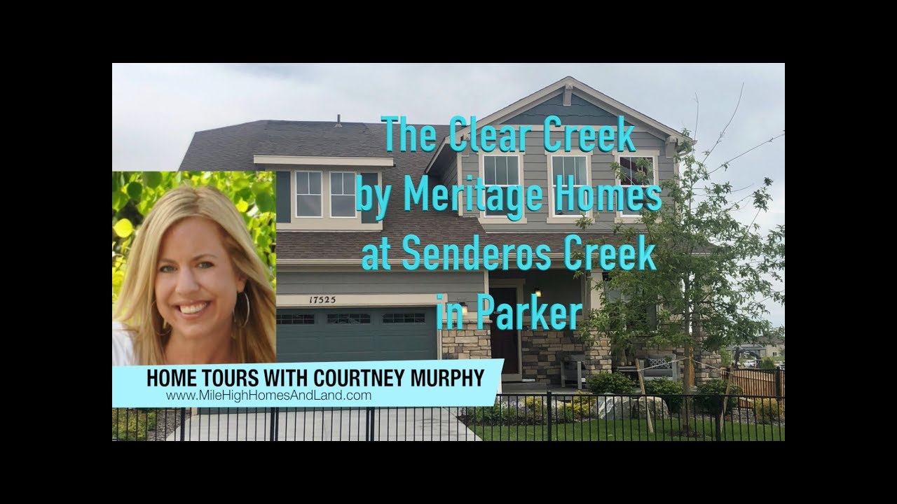 New Homes in Parker Colorado - Clear Creek Model by Meritage Homes at Senderos Creek