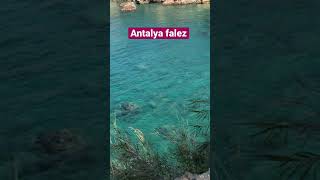 Antalya falez plajı ANTALYA TÜRKEY