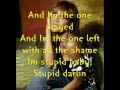 Toni Braxton - Stupid lyrics