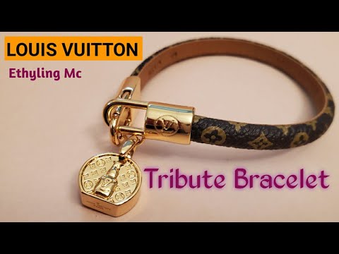 Louis Vuitton Monogram Tribute Bracelet - YouTube