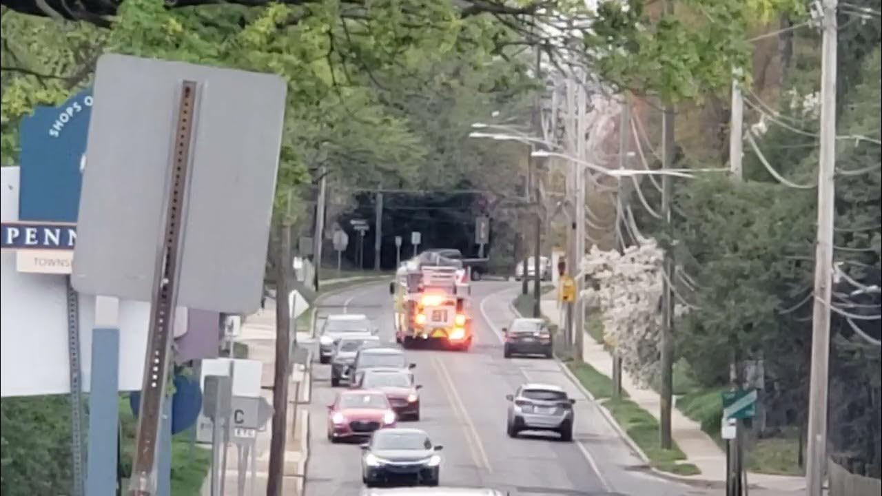 Penn Wynne Fire Company Ladder 21 and Engine 21 responding YouTube