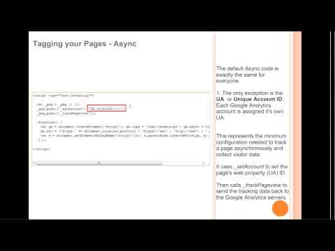 14 - Web Analytics: Add Google Analytics Async code