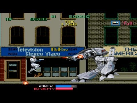 Robocop 1 Arcade Gameplay Playthrough longplay