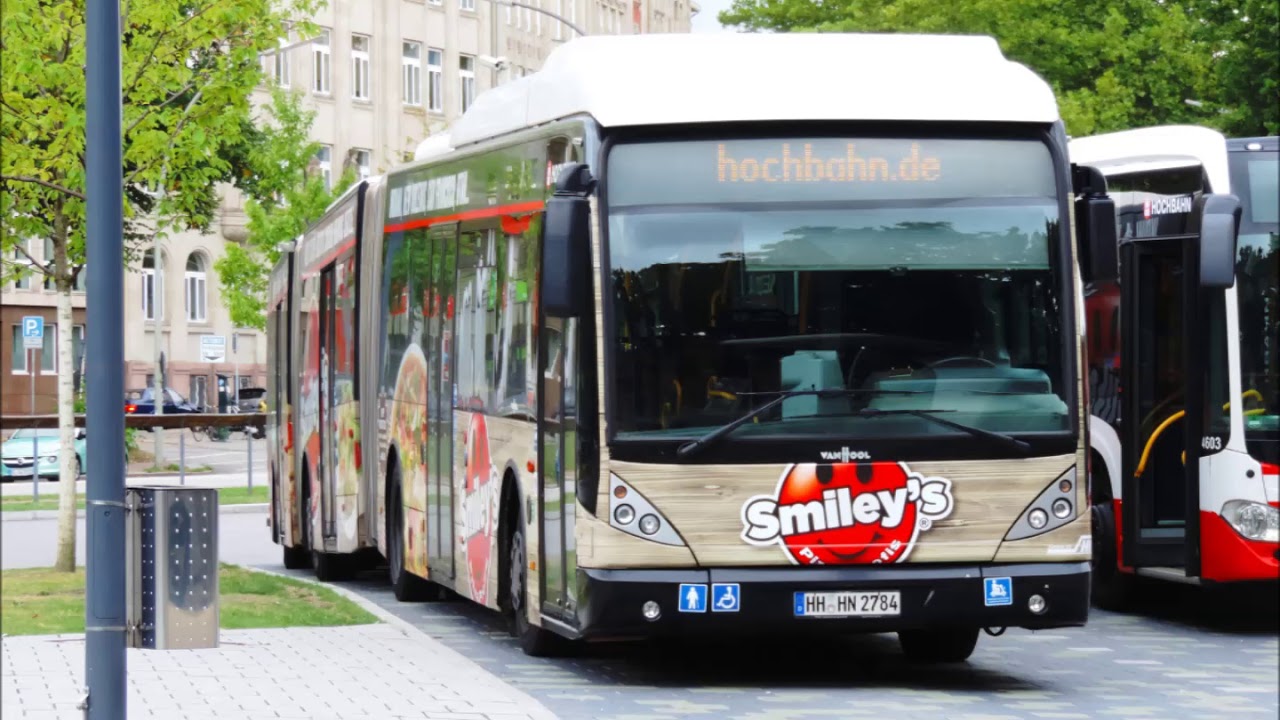 Sound VAN HOOL New AGG 300 Hochbahn Wagen 8704  Tschüss XXL Busse