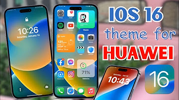 iOS 16 Theme for Huawei devices (no app needed)
