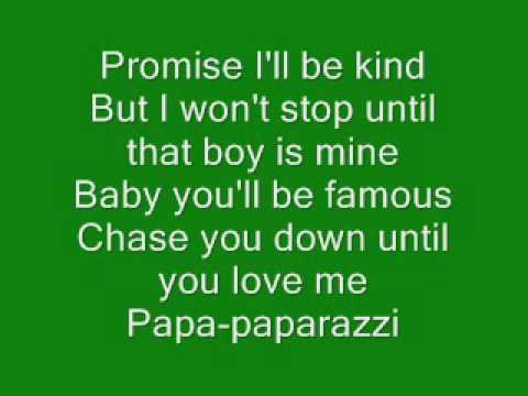 paparazzi lady gaga song paparazzi lady gaga song