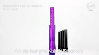 MacDev Shift 6 Piece 14" Barrel Kit - Electric Purple - Visual 360
