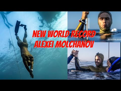 Рекорд мира Алексея Молчанова в ластах 2024 нырнул на 125 метров в глубину
