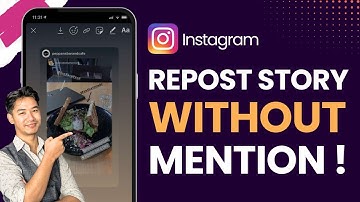 How to Repost Instagram Story Without Being Tagged !