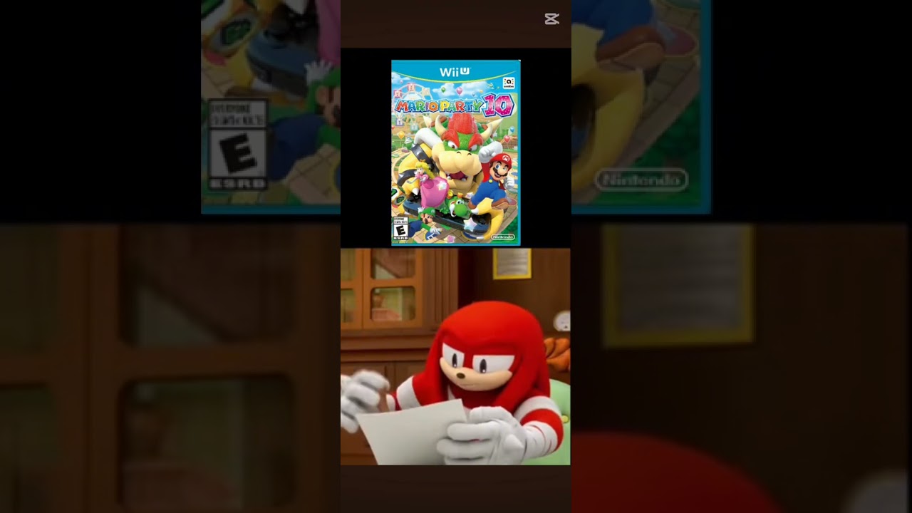 Knuckles approves/dissapproves all Mario party games.