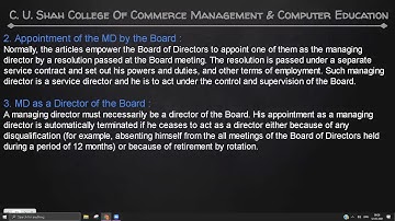 B.COM SEM-2 COMPANY LAW-2 UNIT 1 PART IX  BY PROF. BHARTI PARMAR