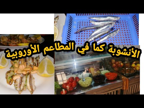  تعلم طهي الأنشوبة أو الشطون في المنزل كما في المطاعم و الأوطيلات الأوروبية
