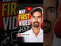 My First YouTube Video | New Journey Begins 🚀 | Sandeep Suthar #Shorts #viral