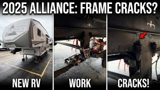 Brand New 2025 Alliance RV Already Has Frame Cracks?