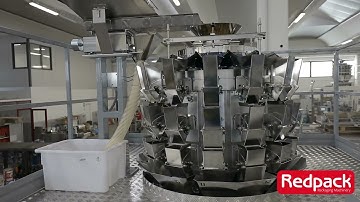 Redpack | Vertical Form Fill Seal Multihead Weigher Packing Crackers