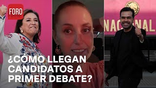 Primer debate presidencial; ¿Cómo llegan los candidatos?  Agenda Pública