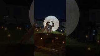 Dancing in the moonlight 🌕 #dance #moon #show #vietnam #hộian #fullmoon