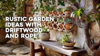 🪵 Reclaimed Driftwood And Rope Ideas For Rustic Mediterranean Gardens