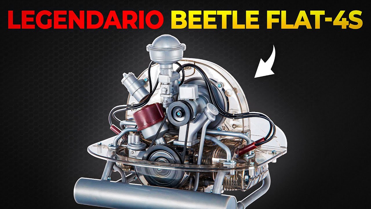 La Impactante Verdad detras del Motor VW Beetle air-cooled flat-4s