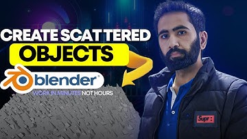 Verspreid objecten als een PRO in Blender | Hoe verspreid je objecten over een oppervlak in Blender