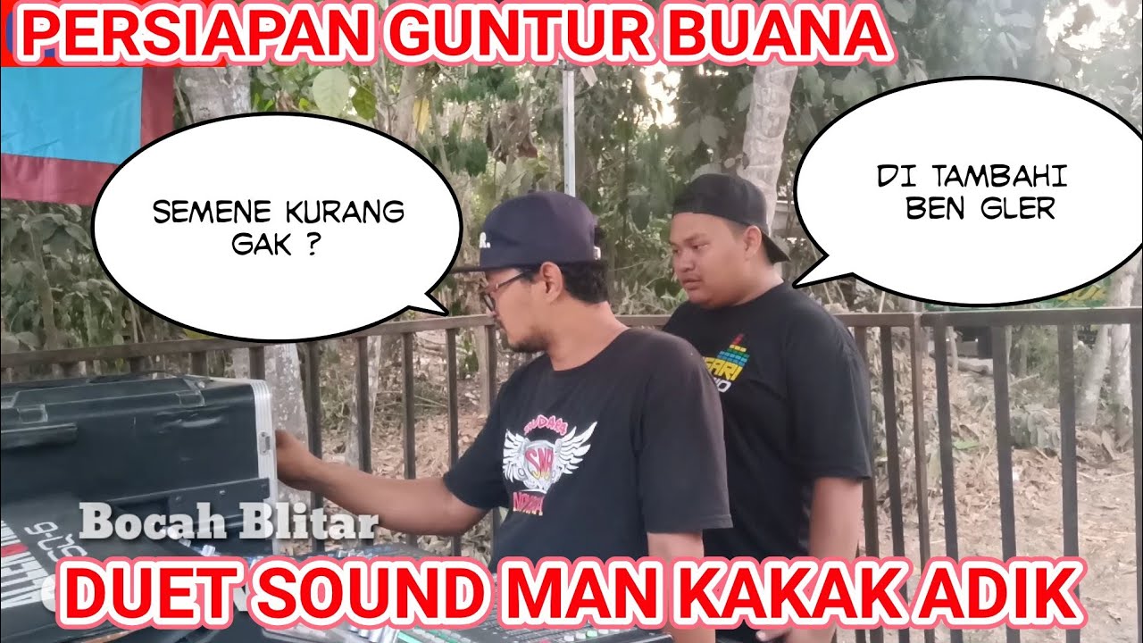 PERSIAPAN GUNTUR BUANA LIVE DANGDUT NEW BUANA