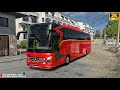 Realstic bus driving tour| mercedes benz travego shd | athens to chios 