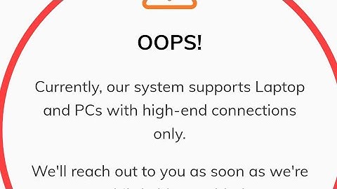 Opps Currently Our System Support Pc and Laptop only Problem Solved on Whitrehat Jr App || solved