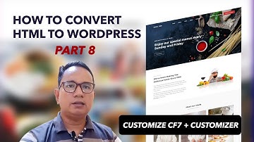 08 Cara convert HTML to WordPress theme Part 8   update section contact