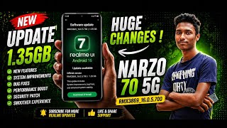 Realme Narzo 70 5G Update 16.0.5.700 | What’s New? Full Details RMX3869