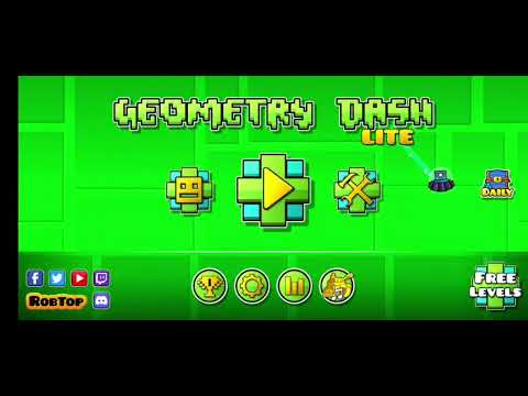I finally played geometry dash lite - YouTube