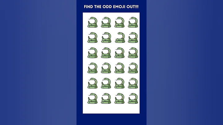 HOW GOOD ARE YOUR EYES |FIND THE ODD EMOJI CHALLENGE | EMOJI PUZZLE QUIZ #63 @gamOpuzz