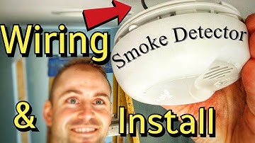 Smoke Detector Installation - Wiring Hardwired Smoke Detector First Alert BRK9120b6CP