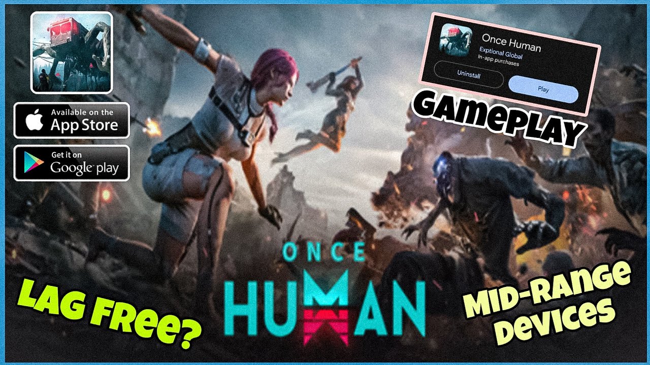 Lag Free Gameplay! Once Human Mobile | India Android Gameplay | Hindi |