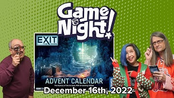 GameNight! 24 Days of Advent - Exit: The Game – Advent Calendar: The Mystery of the Ice Cave Dec. 16