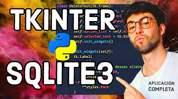 📊 Python Interfaces Gráficas: Aplicación de escritorio con [ TKINTER y SQLite3 ]