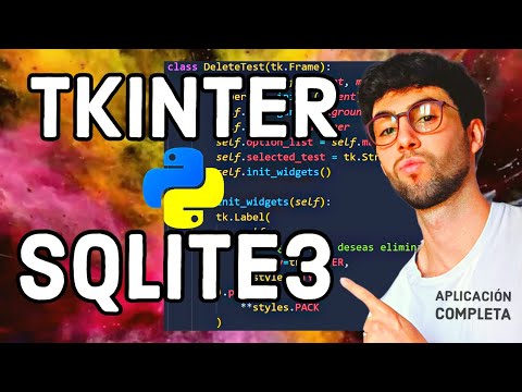 📊 Python Interfaces Gráficas: Aplicación de escritorio con [ TKINTER y SQLite3 ]
