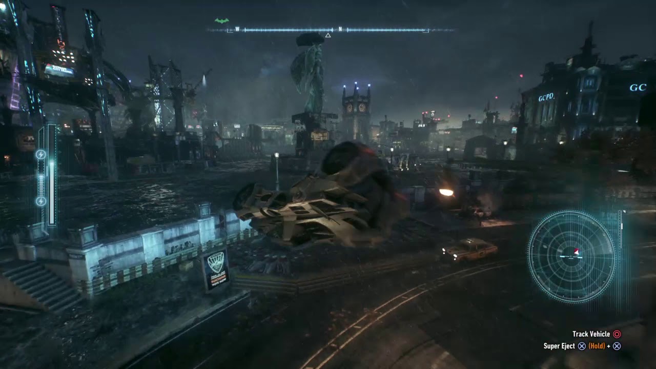 BATMAN™: ARKHAM KNIGHT - Batmobile's New Gadget - YouTube