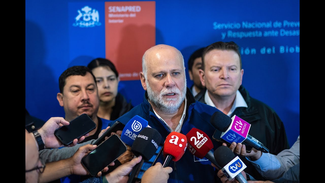 Ministro del Interior se refiere a ayudas tempranas ante emergencia en la zona Centro Sur