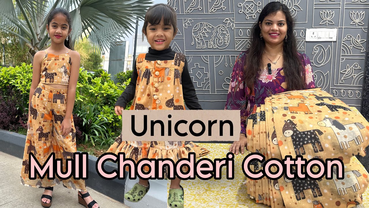 CNDU Signature Design With Mull Chanderi Cotton Fabric Collection #mulchanderi #cotton #summercotton